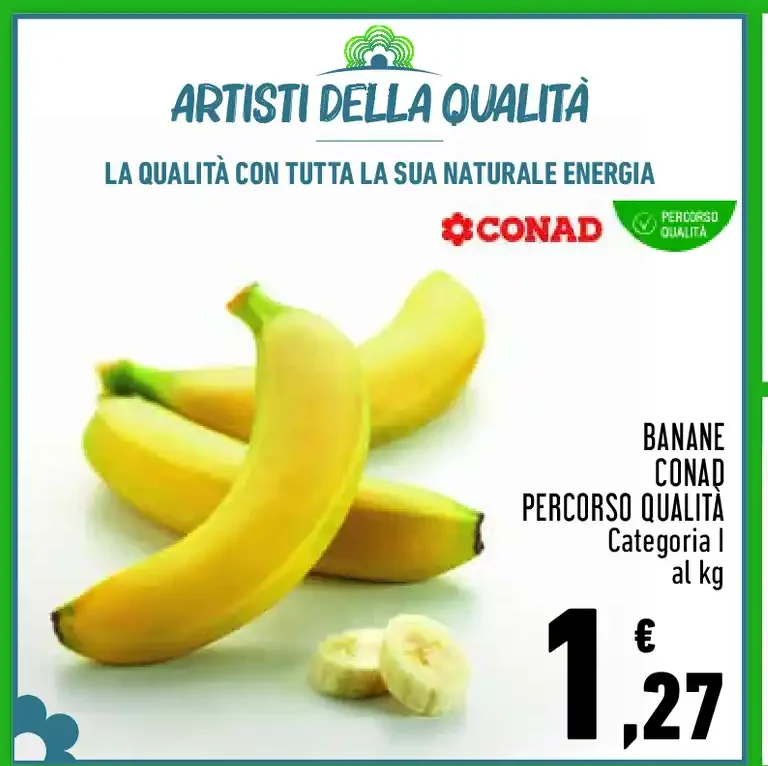 Banane Conad Percorso Qualità Categoria I