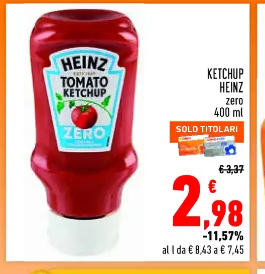 Ketchup Heinz Zero