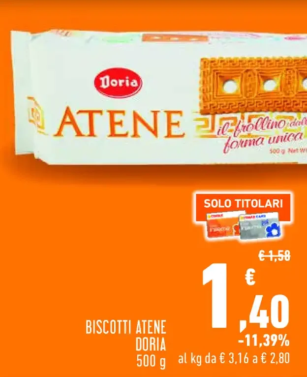 Biscotti Atene Doria
