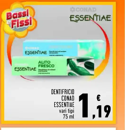 Dentifricio Conad Essentiae
