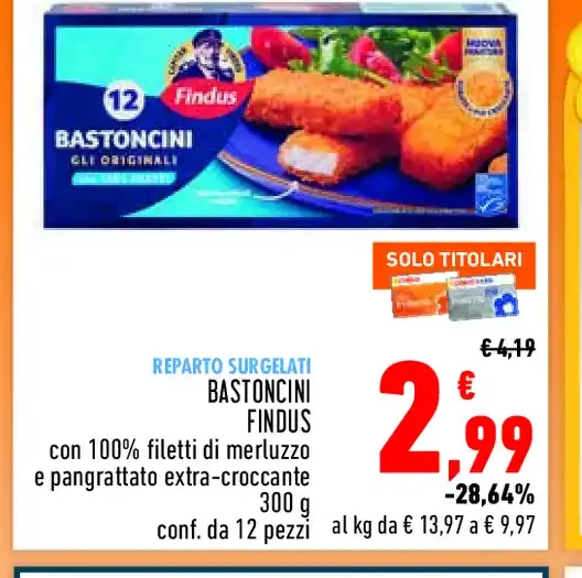 Bastoncini Findus