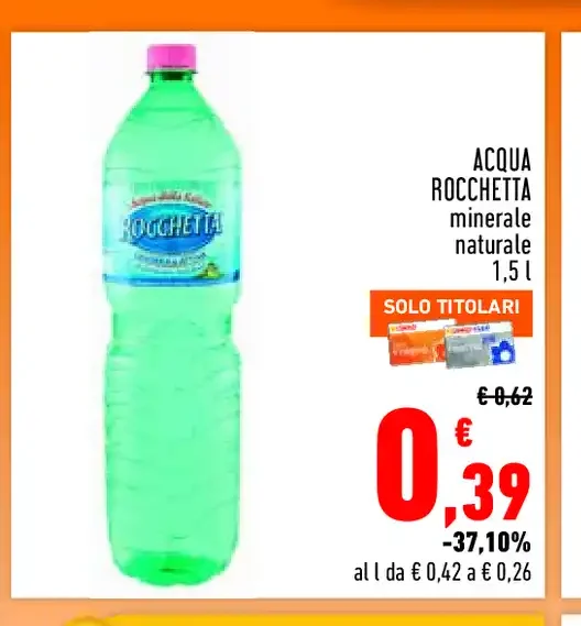 Acqua minerale naturale
