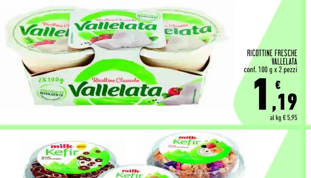 Ricottine fresche Vallelata