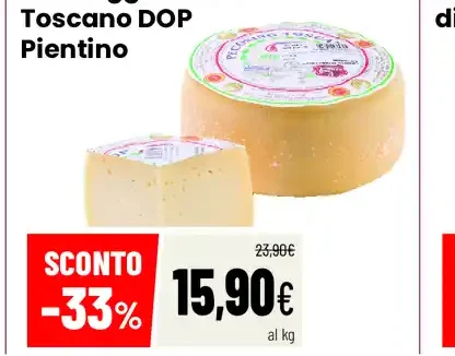 Formaggio Pecorino Toscano DOP Pientino