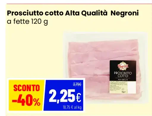 Prosciutto cotto