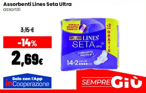 Assorbenti Lines Seta Ultra