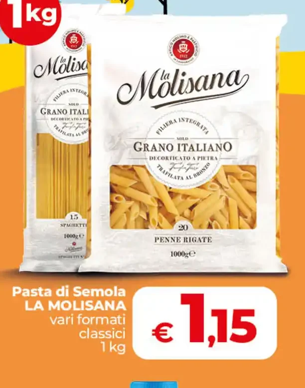 Pasta di semola La Molisana vari formati classici