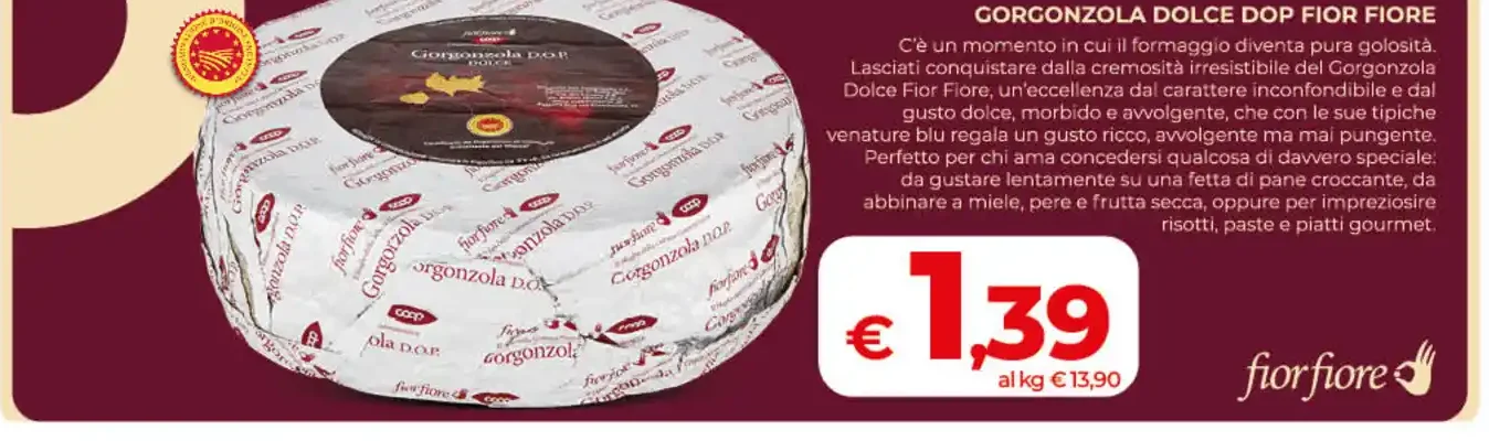 Gorgonzola dolce DOP Fior Fiore