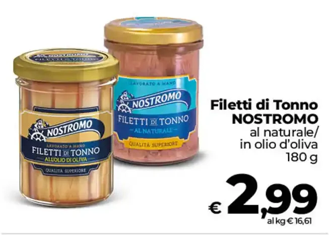 Filetti di tonno Nostromo