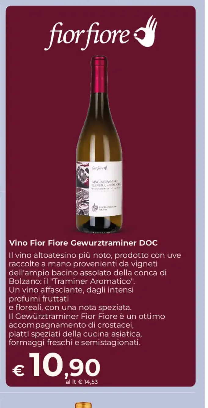 Vino Fior Fiore Gewurztraminer DOC