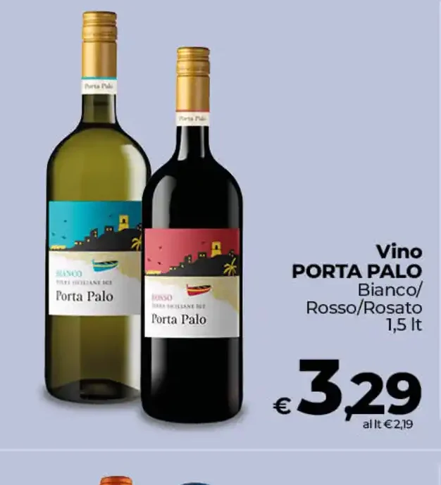 Vino Porta Palo Bianco/Rosso/Rosato