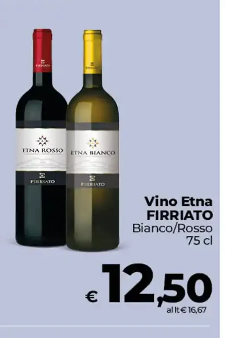 Vino Etna Firriato Bianco/Rosso