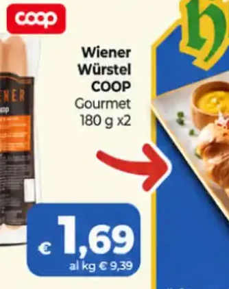 Wiener Würstel Coop Gourmet
