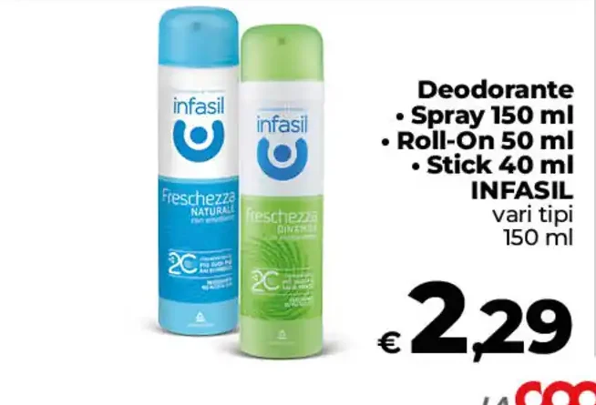 Deodorante Infasil