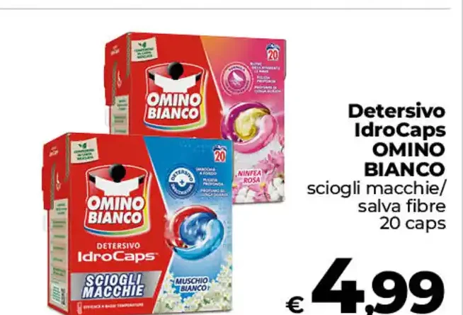 Detersivo IdroCaps Omino Bianco