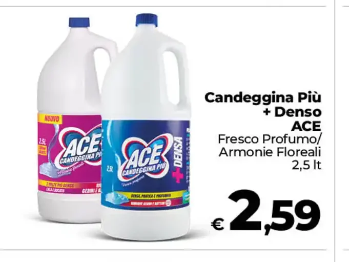 Candeggina più denso Ace
