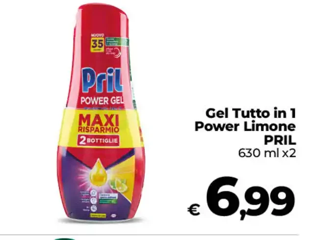 Gel Tutto in 1 Power Limone Pril