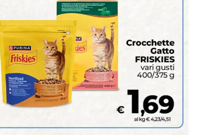Crocchette gatto Friskies