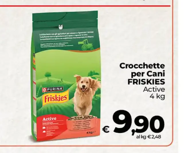 Crocchette per cani Friskies Active