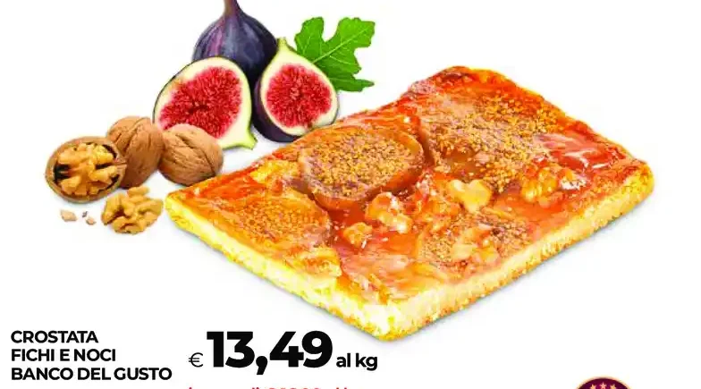 Crostata fichi e noci Banco del Gusto