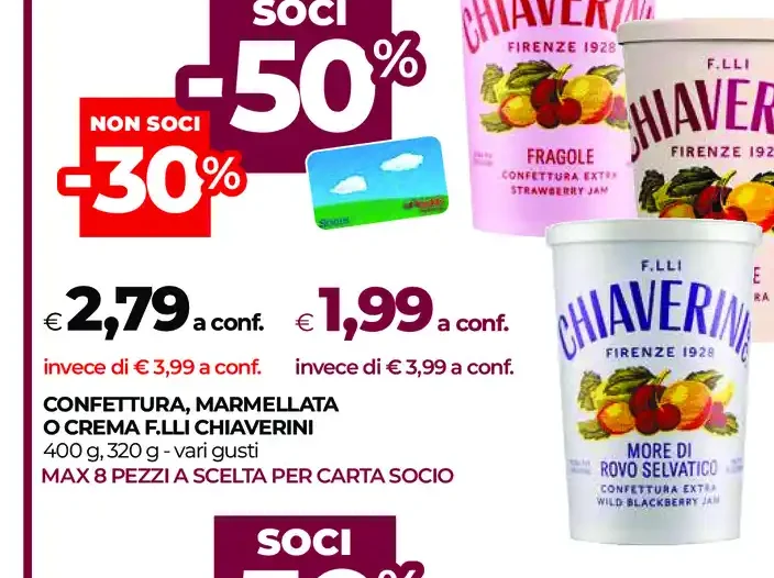 Confettura, marmellata o crema F.lli Chiaverini