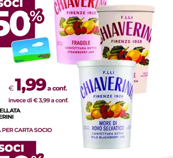 Confettura, marmellata o crema F.lli Chiaverini soci