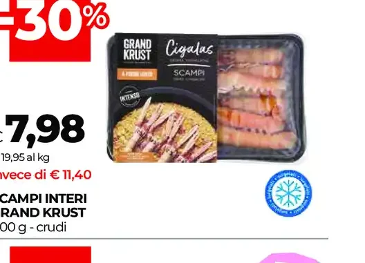 Scampi interi Grand Krust