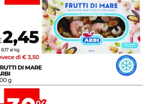 Frutti di mare Arbi
