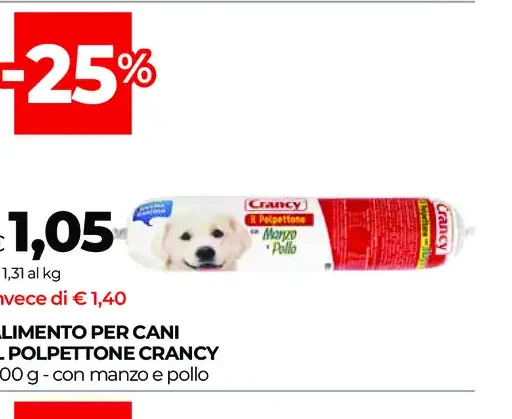 Alimento per cani Il Polpettone Crancy