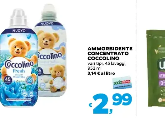 Ammorbidente concentrato Coccolino