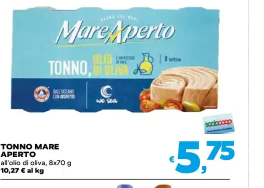 Tonno Mare Aperto all'olio di oliva