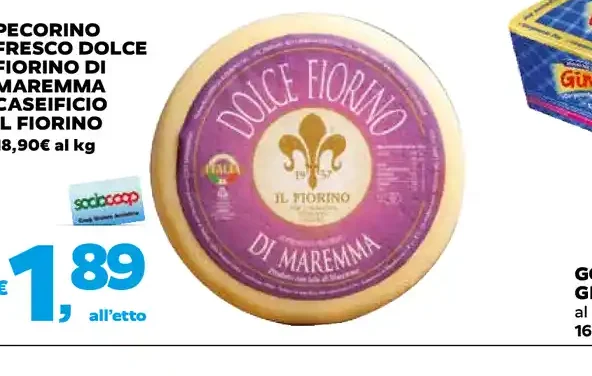 Pecorino fresco dolce Fiorino