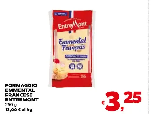 Formaggio Emmental Francese Entremont
