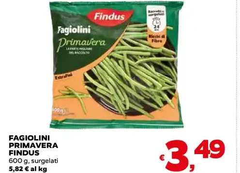 Fagiolini Primavera Findus