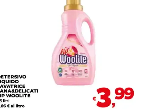 Detersivo liquido lavatrice Lip Woolite