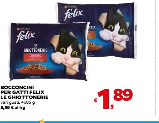 Bocconcini per gatti Felix Le Ghiottonerie