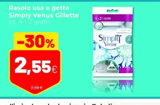 Rasoio usa e getta Simply Venus Gillette