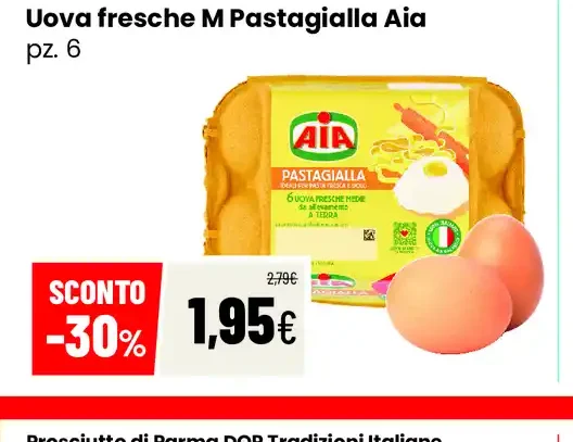 Uova fresche M Pastagialla Aia