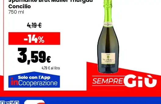 Spumante Brut Müller Thurgau Concilio