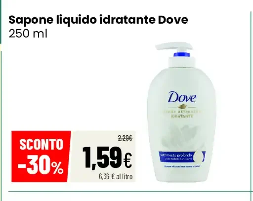 Sapone liquido idratante Dove