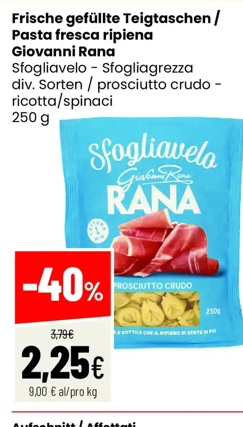 Pasta fresca ripiena Giovanni Rana