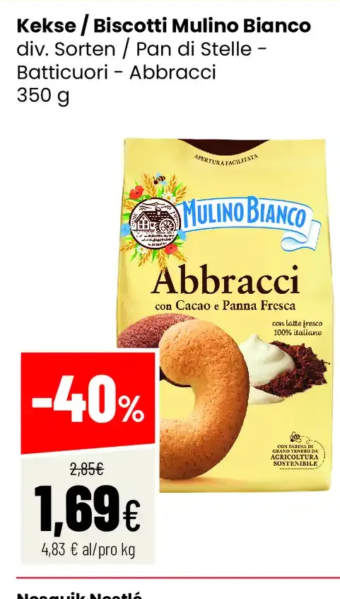 Biscotti Abbracci Mulino Bianco