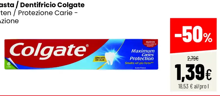Dentifricio Colgate Protezione Carie