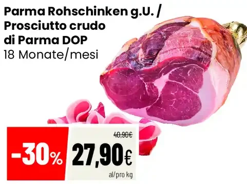 Prosciutto crudo di Parma DOP