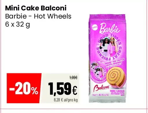 Mini Cake Barbie Hot Wheels Balconi