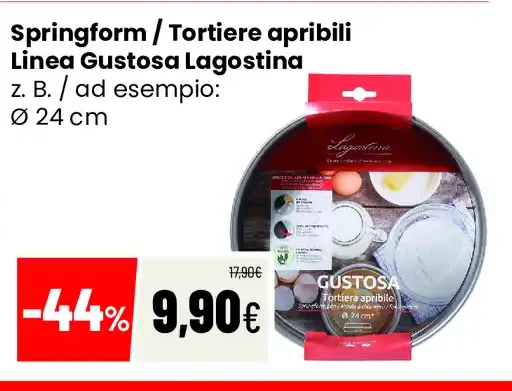 Tortiera apribili Linea Gustosa Lagostina