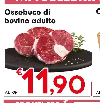Ossobuco di bovino adulto