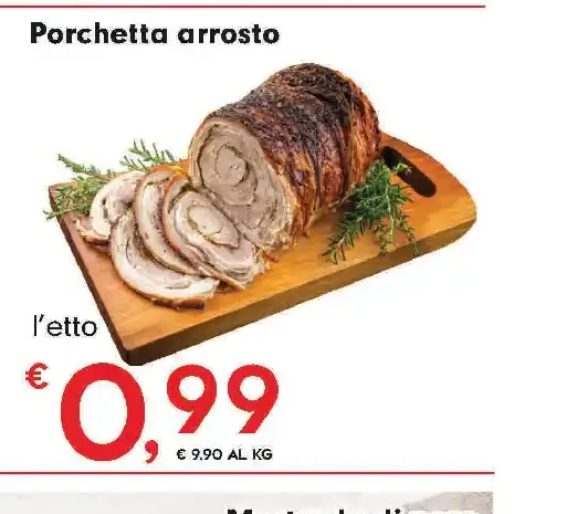 Porchetta arrosto
