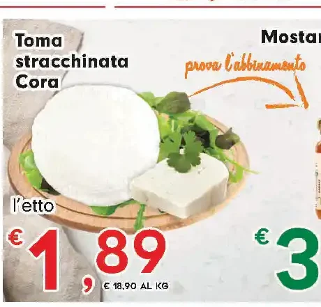 Toma stracchinata Cora