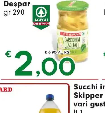 Carciofi tagliati